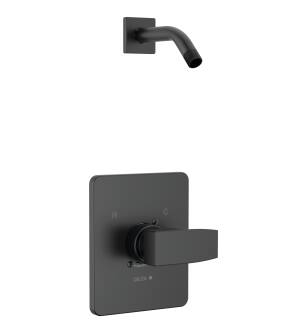 Delta Modern™ T14267-BLLHD-PP Monitor 14 Series Shower Trim - Less Head in Matte Black