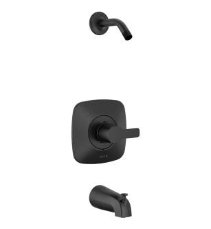 Delta Modern™ T144339-BLLHD-PP Monitor 14 Series Tub & Shower Trim - Less Head in Matte Black
