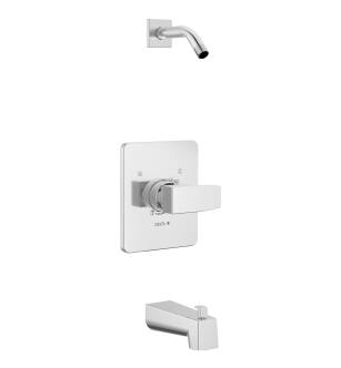 Delta Modern™ T14467-LHD-PP Monitor 14 Series Tub & Shower Trim - Less Head in Chrome