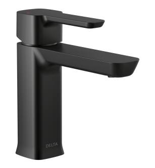 Delta Modern™ 581LF-BLGPM-PP Single Handle Project-Pack Bathroom Faucet in Matte Black