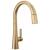Delta Monrovia™ 9191-CZ-PR-DST Single Handle Pull-Down Kitchen Faucet Three Hole Deck Mount in Lumicoat Champagne Bronze