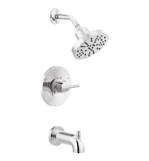 Delta Nicoli™ 144749 Monitor® 14 Series H2Okinetic® Tub and Shower in Chrome