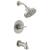 Delta Nicoli™ 144749-SS Monitor® 14 Series H2Okinetic® Tub and Shower in Stainless