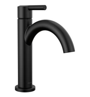 Delta Nicoli™ 15749LF-BL Single Handle Bathroom Faucet Three Hole Deck Mount in Matte Black