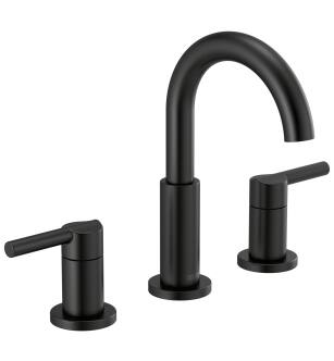 Delta Nicoli™ 35749LF-BL Two Handle Widespread Bathroom Faucet in Matte Black