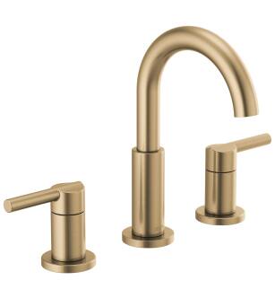 Delta Nicoli™ 35749LF-CZ Two Handle Widespread Bathroom Faucet in Champagne Bronze