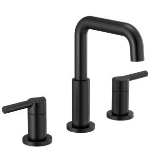 Delta Nicoli™ 35849LF-BL Two Handle Widespread Bathroom Faucet in Matte Black