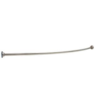 Delta Other 42206-SS 1" x 6' Shower Rod with Brackets (6"Bow) in Brushed Stainless Steel