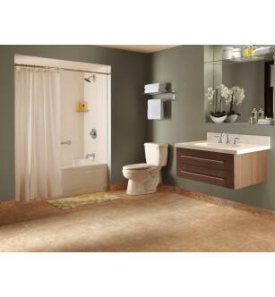 Delta Other 43024 24" Brass Towel Shelf with One Bar, Concealed Mounting Polished Chrome in Chrome