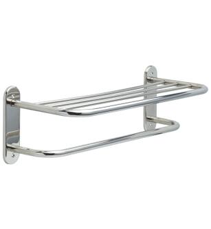 Delta Other 43624 24" Metal Towel Shelf with One Bar, Exposed Mounting in Chrome
