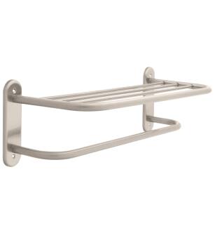 Delta Other 43624-SN 24" Stainless Steel Towel Shelf with One Bar, Exposed Mounting in Satin Nickel