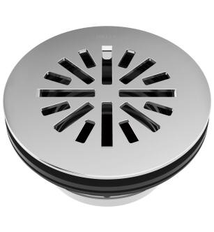 Delta Other DT051411 4" Prefab Round Shower Drain in Chrome