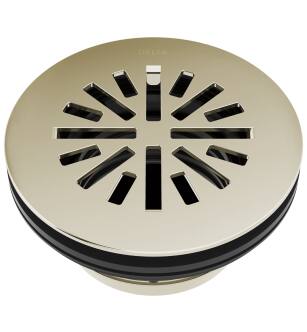 Delta Other DT051411-PN 4" Prefab Round Shower Drain in Polished Nickel
