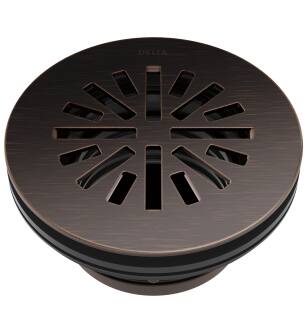 Delta Other DT051411-RB 4" Prefab Round Shower Drain in Venetian Bronze