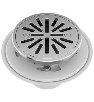 Delta Other DT061411 4" Tile-In Round Shower Drain in Chrome