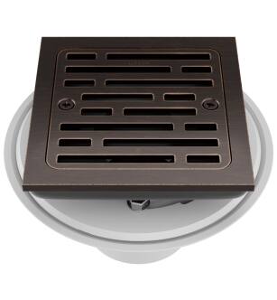Delta Other DT062412-RB 4" Tile-In Square Shower Drain in Venetian Bronze