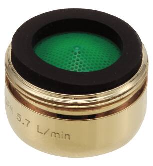 Delta Other RP19754PB Aerator - Water-Efficient - 1.5 GPM in Polished Brass