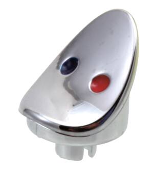 Delta Other RP50786 Button - Hot / Cold Indicator - Finished in Chrome