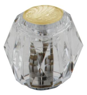 Delta Other H51PB Clear Knob Handle Kit - Transfer Valve in Polished Brass