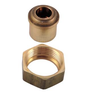 Delta Other RP6203 Coupling Nuts & Tailpieces (2) - 2 or 3H Tub & Shower