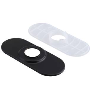 Delta Other RP77702BL Escutcheon & Gasket - Transitional / Contemporary Bar in Matte Black