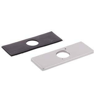 Delta Other RP78358BL Escutcheon and Gasket - 3 hole in Matte Black