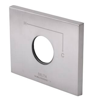 Delta Other RP51036SS Escutcheon Kit - Tub & Shower in Stainless