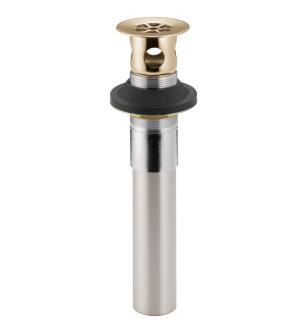 Delta Other RP6346CZ Grid Strainer w/ Overflow - Vessel Bathroom in Champagne Bronze