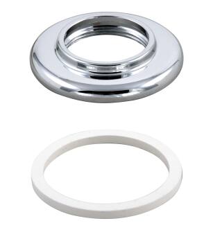 Delta Other RP10965 Handle Base w/ Gasket in Chrome