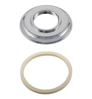 Delta Other RP23094 Handle Base w/ Gasket - Roman Tub in Chrome