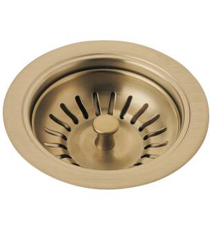 Delta Other 72010-CZ Kitchen Sink Flange and Strainer in Champagne Bronze