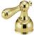 Delta Other H215PB Metal Lever Handle Set in Polished Brass