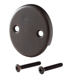 Delta Other RP31556RB Overflow Plate & Screws - No Trip Lever in Venetian Bronze
