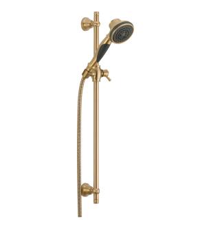 Delta Other 57021-CZ Premium 3-Setting Slide Bar Hand Shower in Champagne Bronze