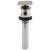 Delta Other 72175-PN Square Push Pop-Up with Overflow in Polished Nickel