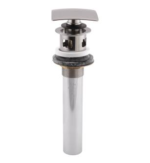 Delta Other 72175-SS Square Push Pop-Up with Overflow in Stainless