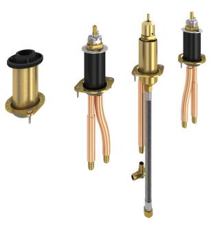 Delta Other R4707-PX Two Handle Flexible Mount with Hand Shower - PEX Crimp