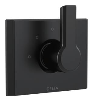 Delta Pivotal™ T11899-BL 3-Setting 2-Port Diverter Trim in Matte Black
