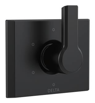 Delta Pivotal™ T11999-BL 6-Setting 3-Port Diverter Trim in Matte Black