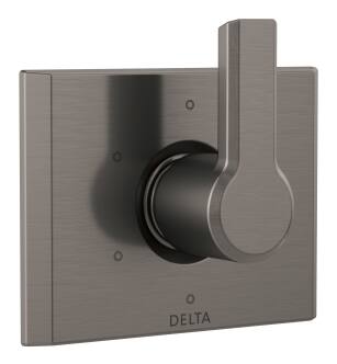 Delta Pivotal™ T11999-KS-PR 6-Setting 3-Port Diverter Trim in Lumicoat Black Stainless