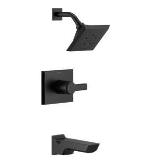 Delta Pivotal™ T14499-BL Monitor® 14 Series H2Okinetic® Tub and Shower Trim in Matte Black