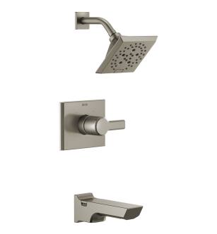 Delta Pivotal™ T14499-SS-PR Monitor® 14 Series H2Okinetic® Tub and Shower Trim in Lumicoat Stainless