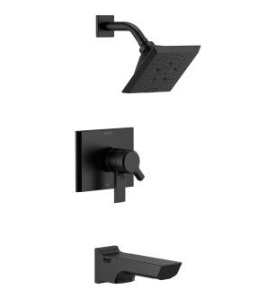 Delta Pivotal™ T17499-BL Monitor® 17 Series H2Okinetic® Tub and Shower Trim in Matte Black
