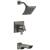 Delta Pivotal™ T17499-KS-PR Monitor® 17 Series H2Okinetic® Tub and Shower Trim in Lumicoat Black Stainless