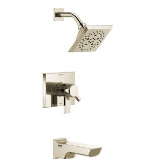 Delta Pivotal™ T17499-PN-PR Monitor® 17 Series H2Okinetic® Tub and Shower Trim in Lumicoat Polished Nickel