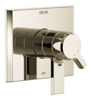 Delta Pivotal™ T17099-PN-PR Monitor® 17 Series Valve Only Trim in Lumicoat Polished Nickel
