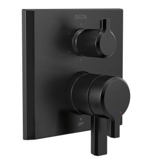 Delta Pivotal™ T27999-BL Monitor® 17 Series Valve Trim with 6-Setting Integrated Diverter in Matte Black