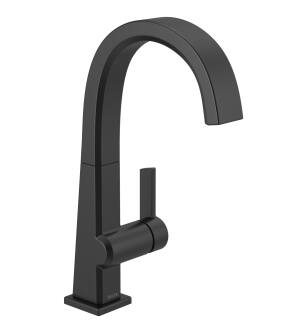 Delta Pivotal™ 1993LF-BL Single Handle Bar Faucet Three Hole Deck Mount in Matte Black