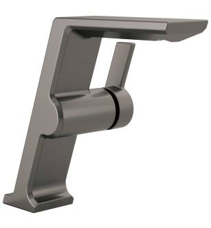 Delta Pivotal™ 699-KS-PR-DST Single Handle Mid-Height Vessel Bathroom Faucet in Lumicoat Black Stainless