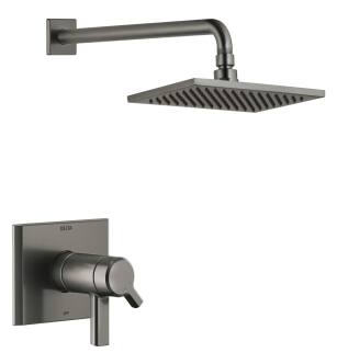 Delta Pivotal™ T17T299-KS-PR TempAssure® 17T Series H2Okinetic® Shower Trim in Lumicoat Black Stainless